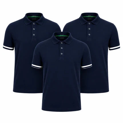The Premium Polo Set — Pack of 3
