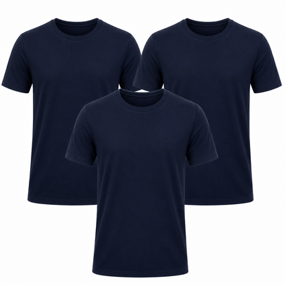 3er-Pack klassische Poloshirts