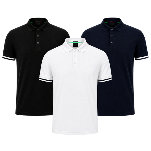 3-Pack Classic Polo Shirts