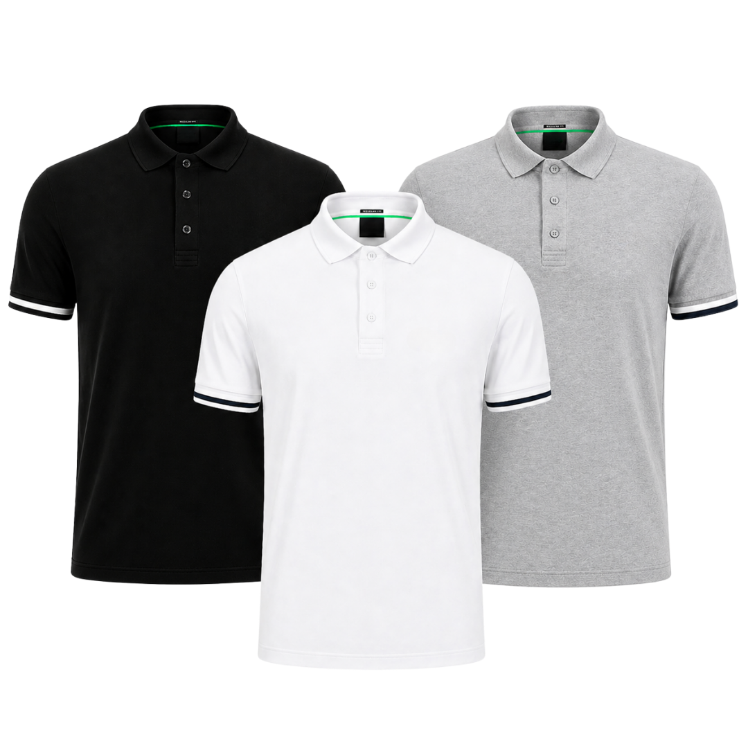 Pack de 3 Polos Clásicos
