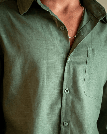 Cape Town - 100% Linen Shirt - SANVELIER