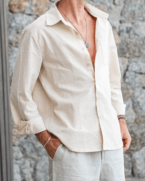 Cape Town - 100% Linen Shirt - SANVELIER